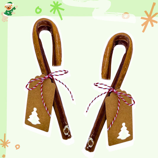 EverChew All-Natural Bully Stick CANDY CANES - LIMITED AVAILABILITY