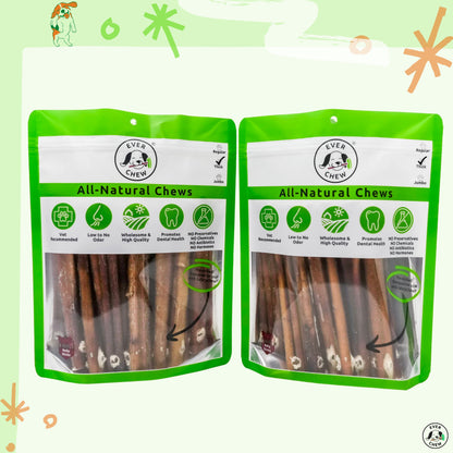 EverChew All-Natural Bully Sticks - Refill Pack
