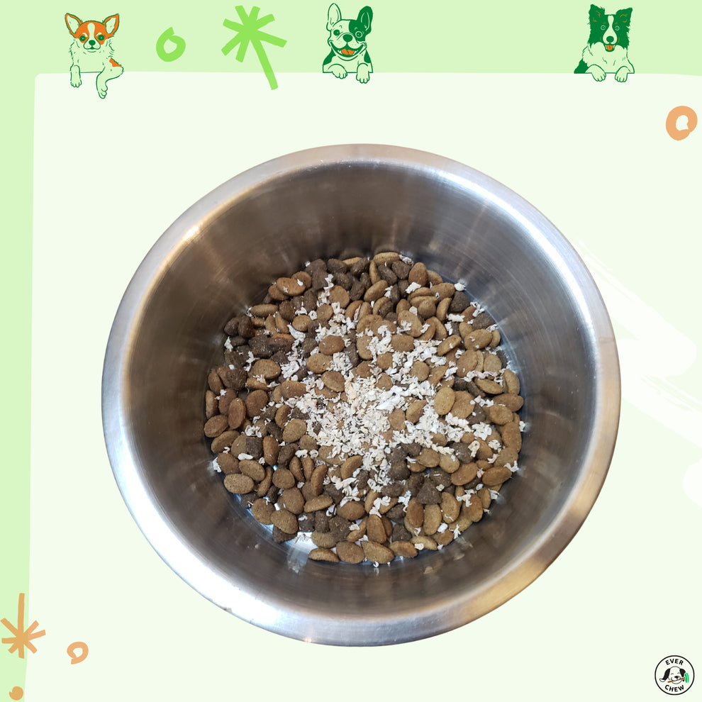 RETAIL EverChew Poochie Parm Dog Treat Topper Bully Stick SafetyChew